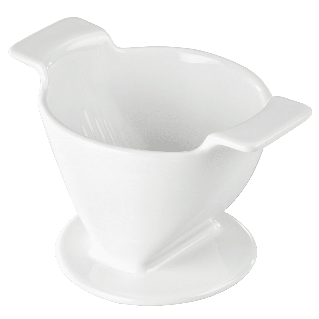 XAVAX 111242 Porcelain Coffee Filter, white
