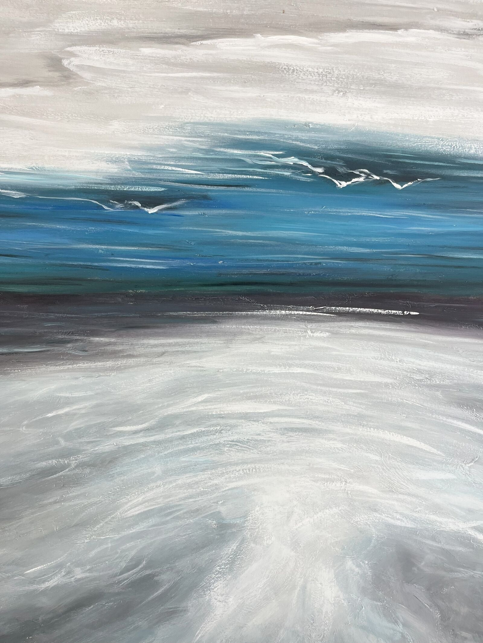 Blue and Grey Wall Art #MT-235021