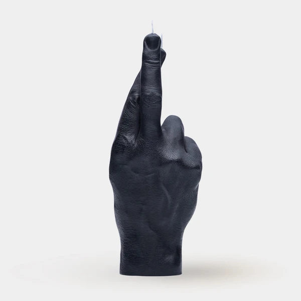 Hand Gesture Candle - Crossed Fingers