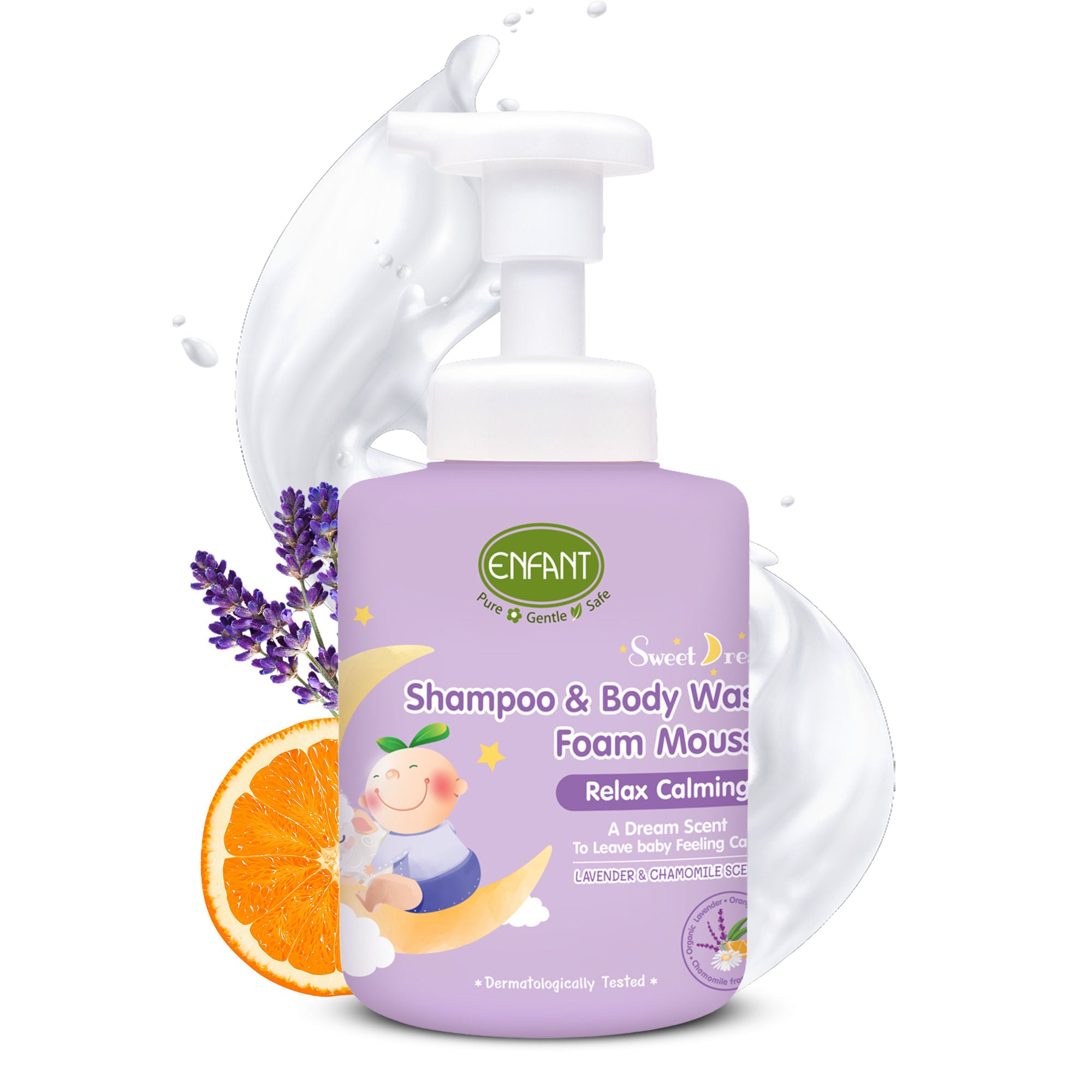 ENFANT Sweet Dream Shampoo & Body Foam Mousse 400ml