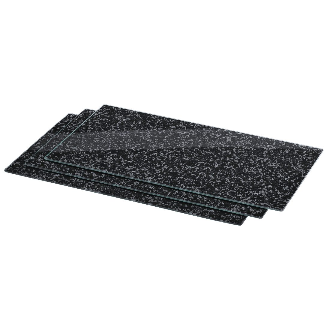 XAVAX 111517 Hob cover plate, pack of 3, "Granite" design, 52 cm x 30 cm