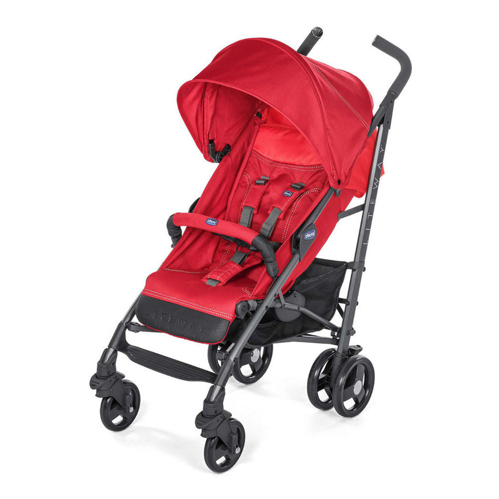 Chicco Lite Way 3 Top with Bumper Bar red color – XHAWI