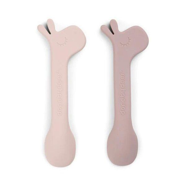 Done By Deer Silicone Spoon 2-Pack Lalee Powder
