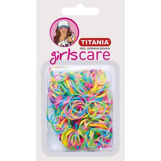 Titania 8067 Girl B-Polyband,150 Pcs,Color,Approx.1.5 Cm