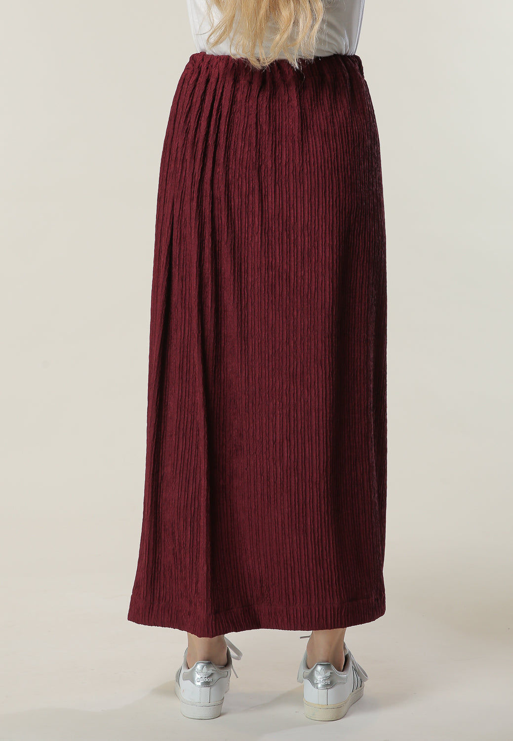 MOiSTREET Maroon Skirt