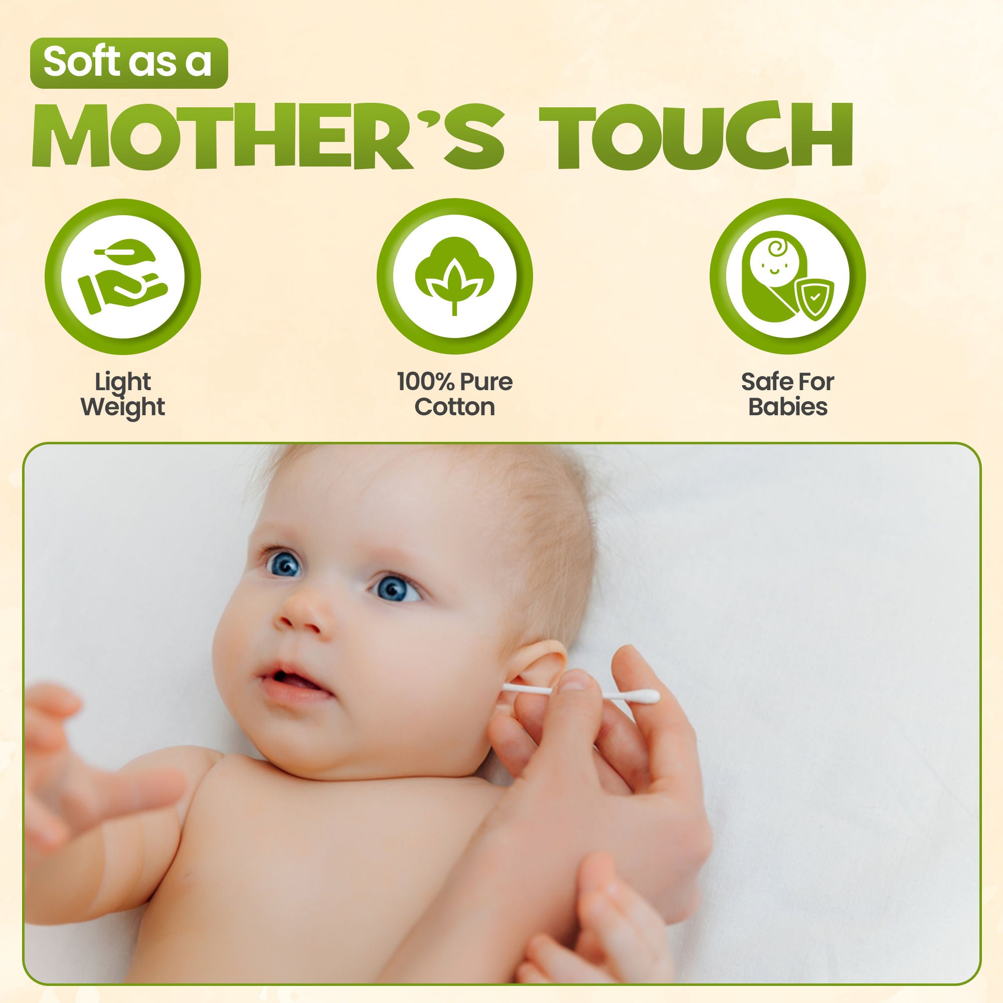 ENFANT Cotton Bud Box Ground & Spiral