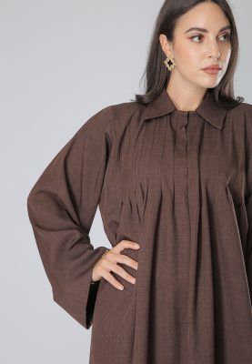 MOiSTREET Collar Abaya