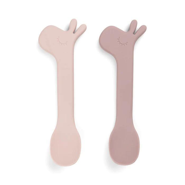 Done By Deer Silicone Spoon 2-Pack Lalee Powder