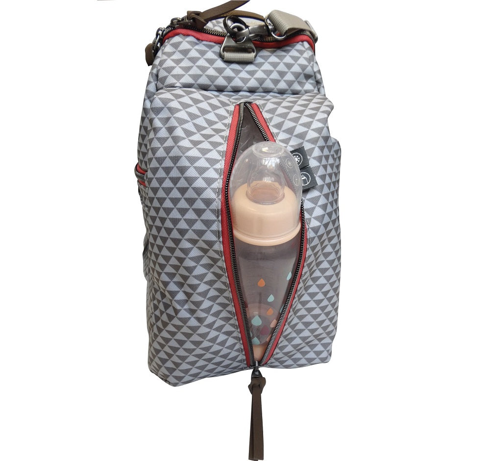 Beaba  GenevaII Changing Bag Play Print Grey Coral