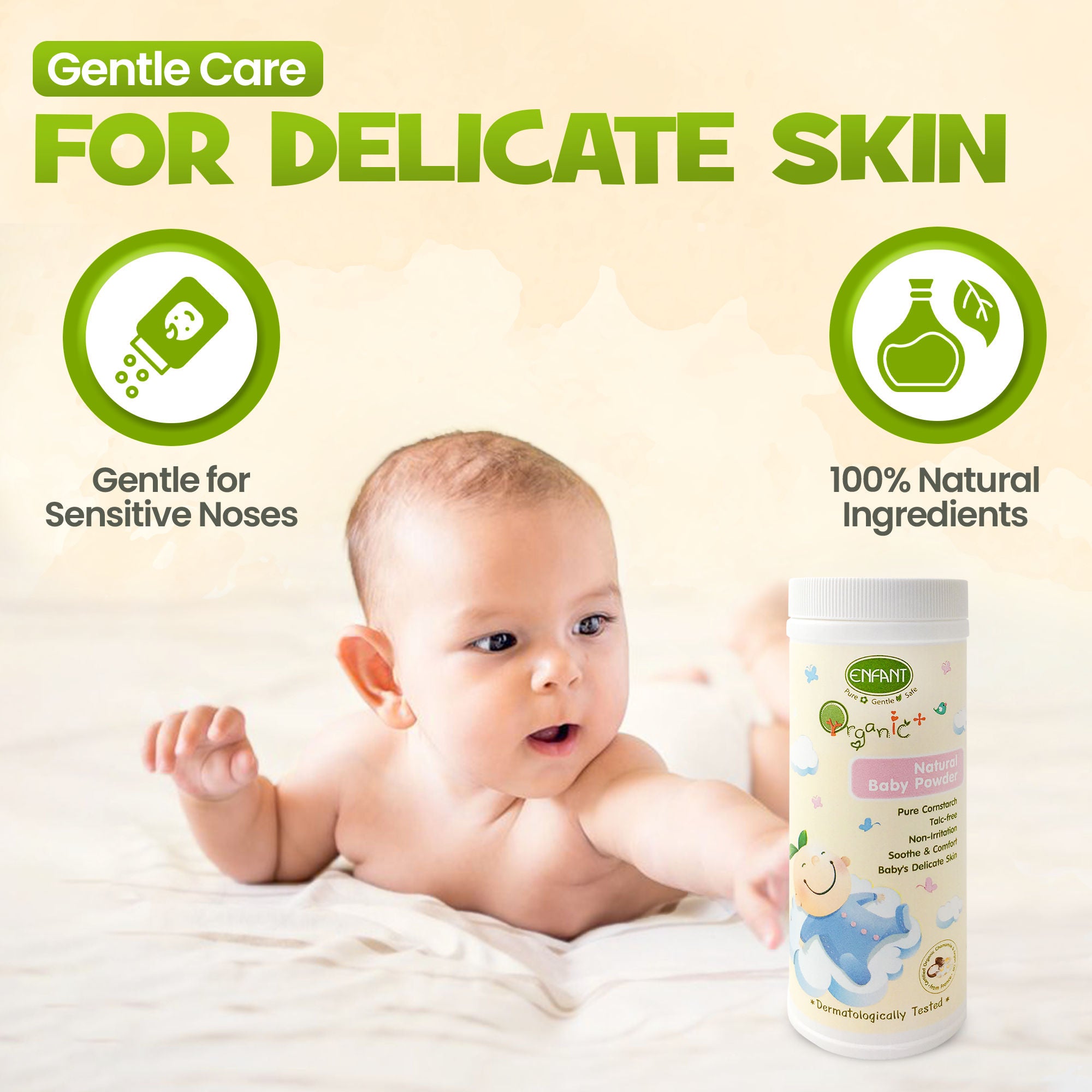 ENFANT Organic Plus Baby Powder