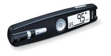 Beurer Gl50.463.90 Mg/Dl 3In1 Gluco Monitor Black