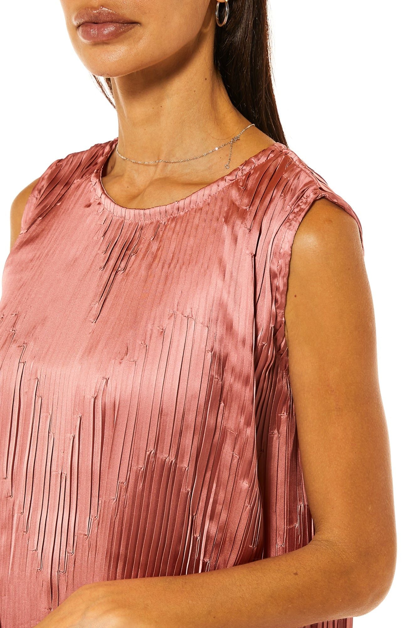 Dark Peach Under Dress