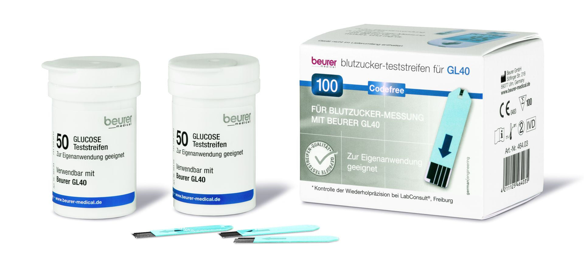 BEURER Gluco Monitor + 50 Strips