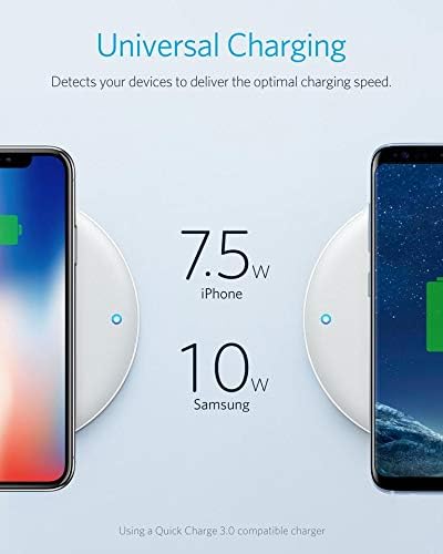 Anker Powerwave 7.5 Pad With Quick Charge 3.0 Charger White, B2514K21