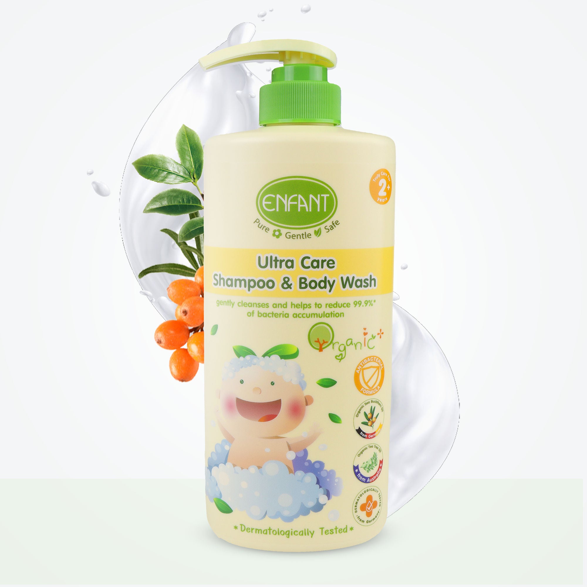 ENFANT Ultra Care Organic Plus Shampoo & Body Wash 500ml