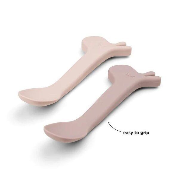 Done By Deer Silicone Spoon 2-Pack Lalee Powder
