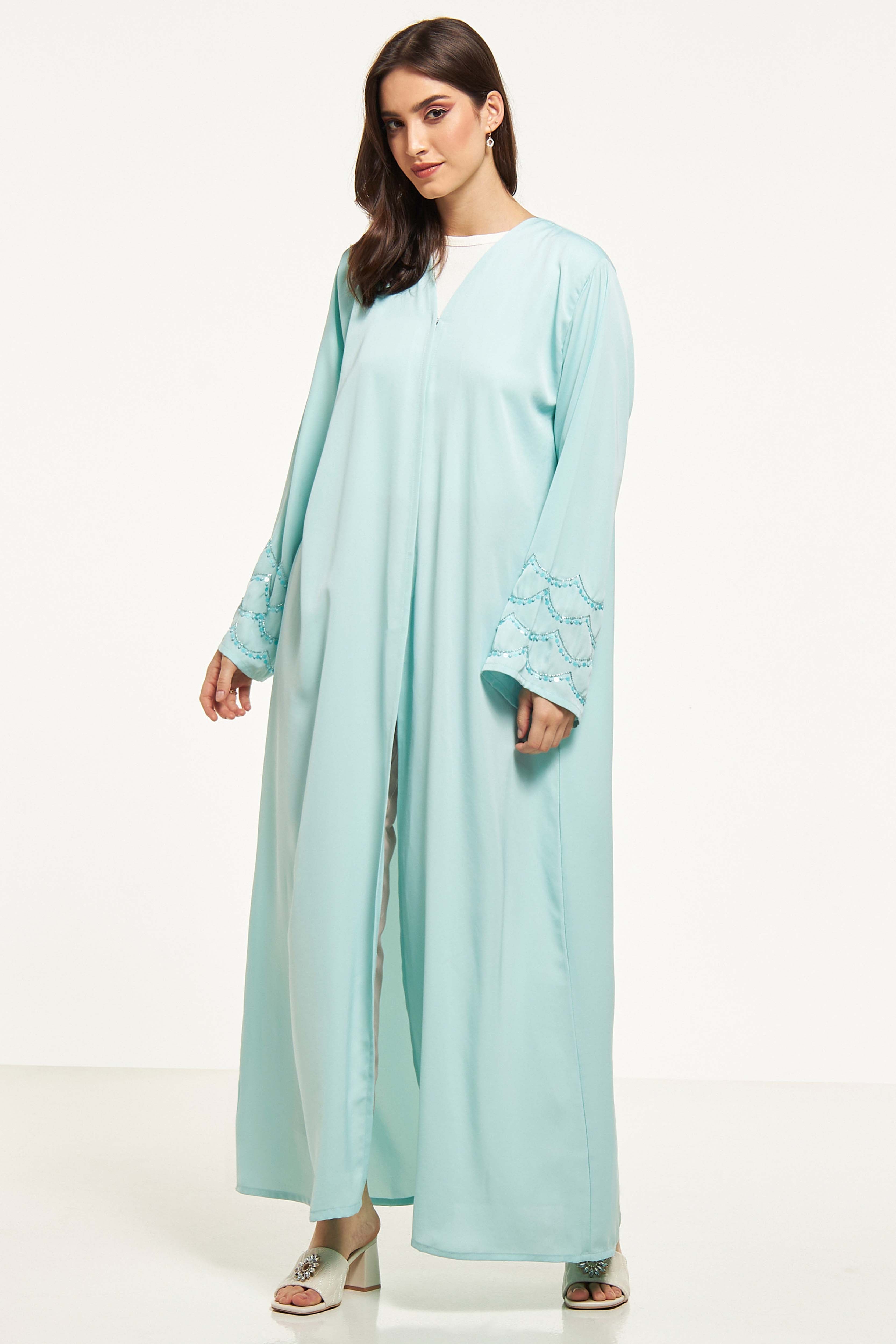 MOiSTREET Embellished Abaya