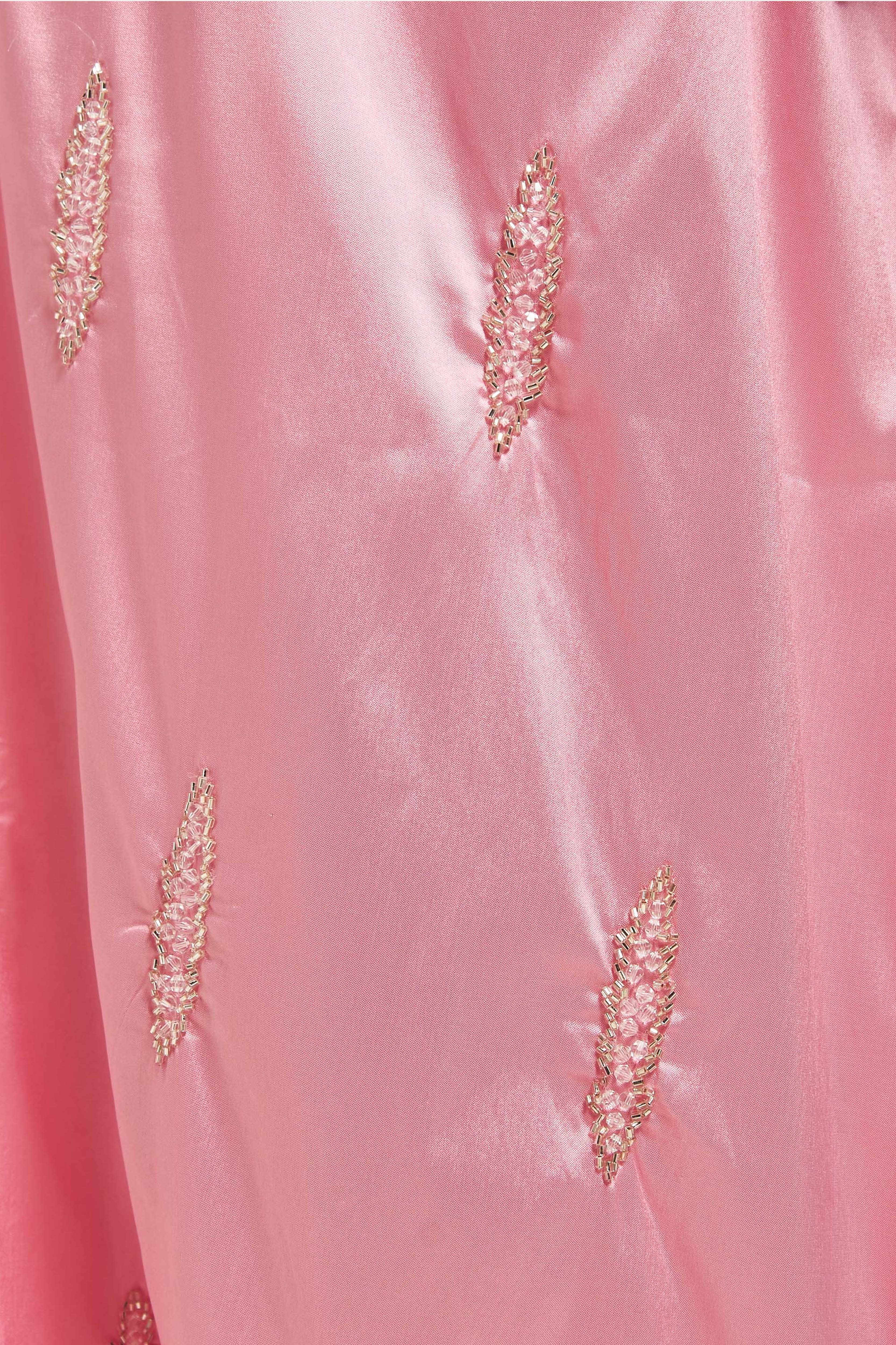 MOiSTREET Bead Embellished Abaya with Sheila