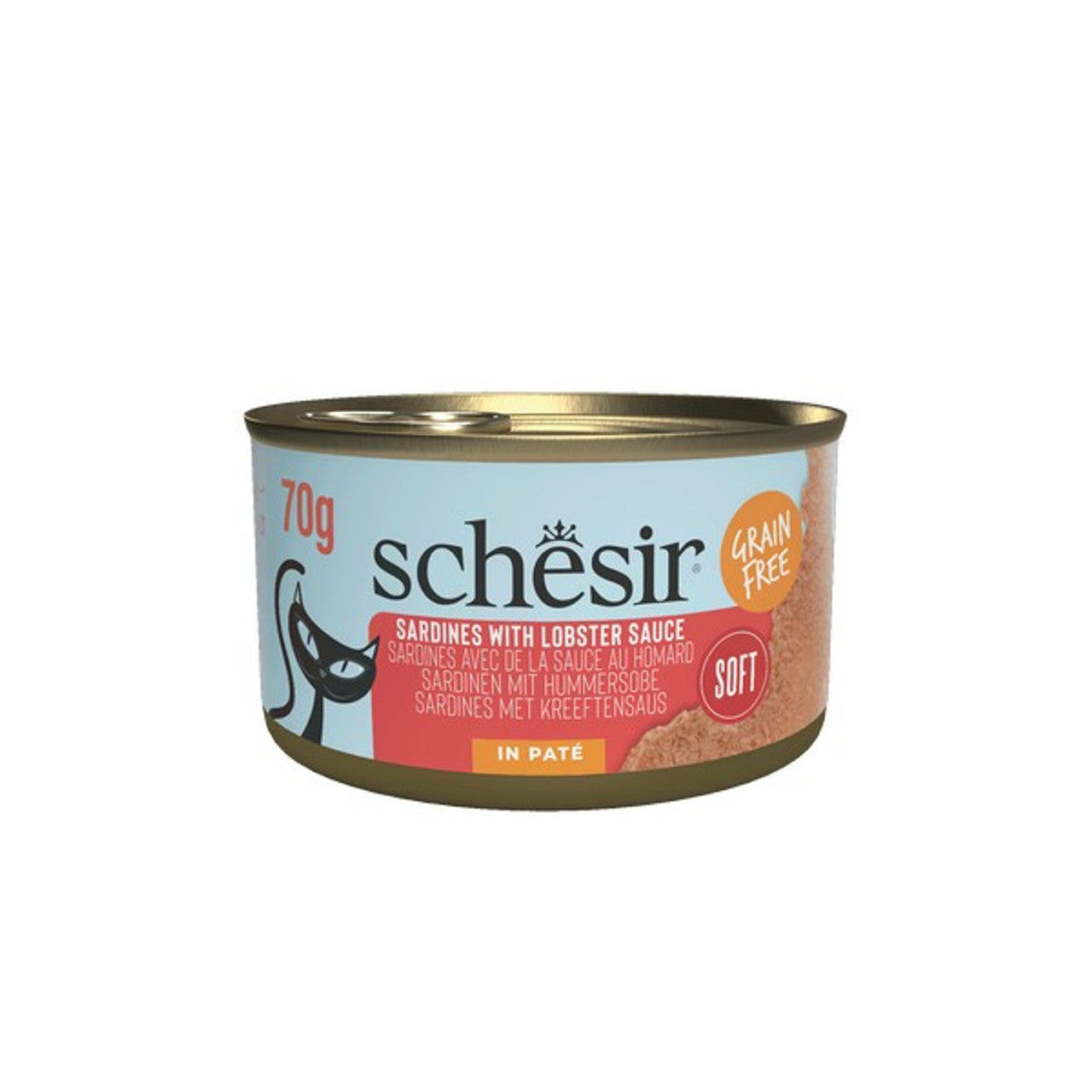 Schesir Grill Wholefood Cat Can Sardines In Lobster Sauce 70g