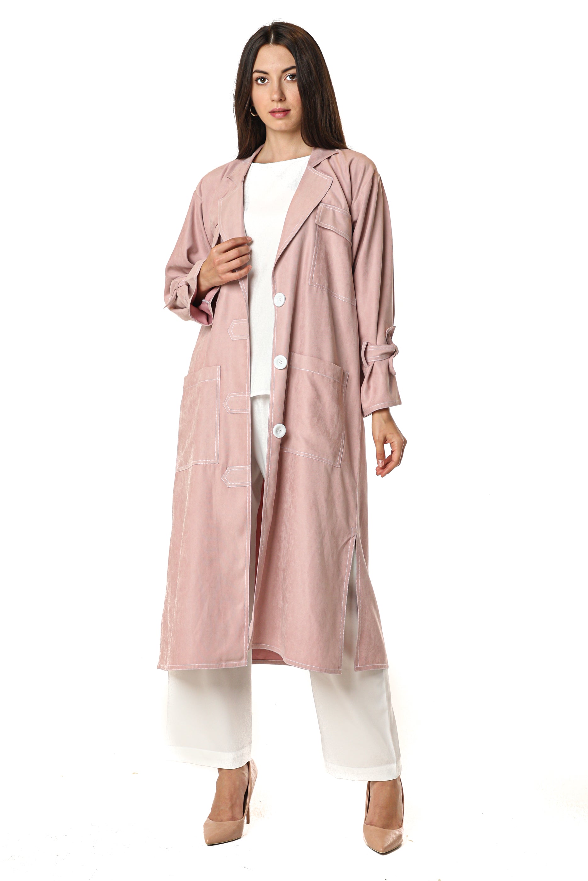 MOiSTREET Shamua Blazer with Crepe Top and Pants