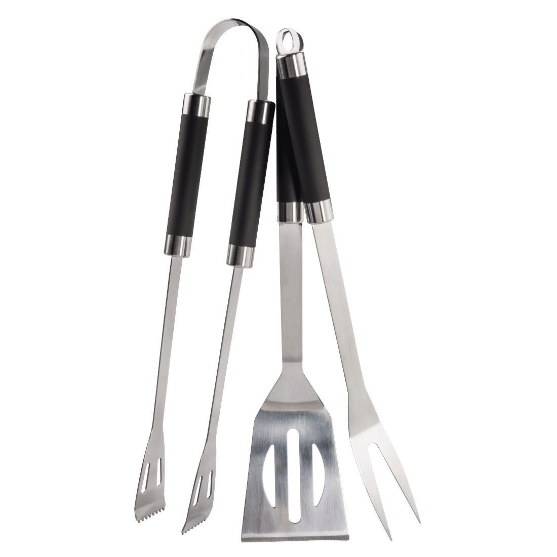 XAVAX 111581 BBQ Tool Set, made of stainless steel, 3 pieces