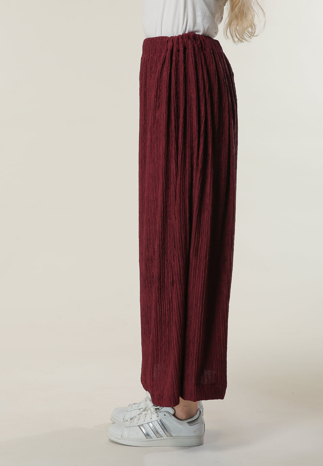 MOiSTREET Maroon Skirt