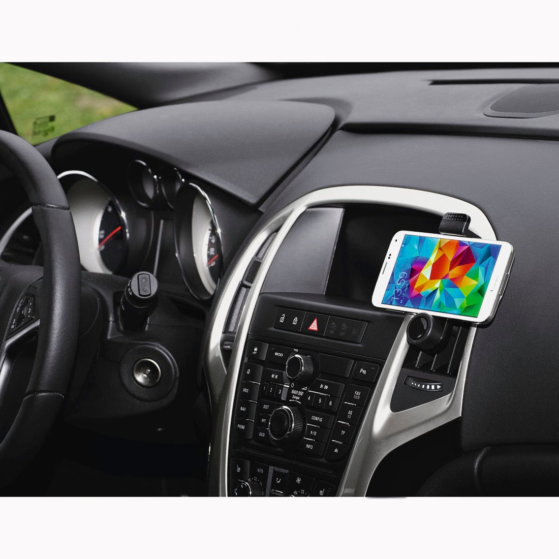 Hama Supporto Flipper Universale Per Smartphone - Fino A 9 Cm, Plastica, Nero - Ideale Per Auto, Casa E Ufficio