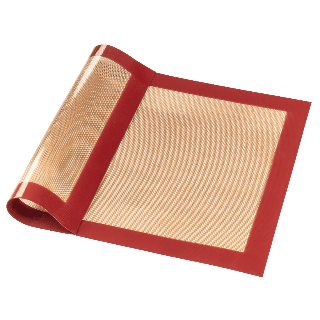 XAVAX 111470 Silicon Baking Mat, Square, 40 x 30 cm, red-brown