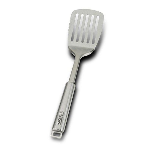 NAVA Acer Stainless Steel Slotted Serving Spatula, 35cm