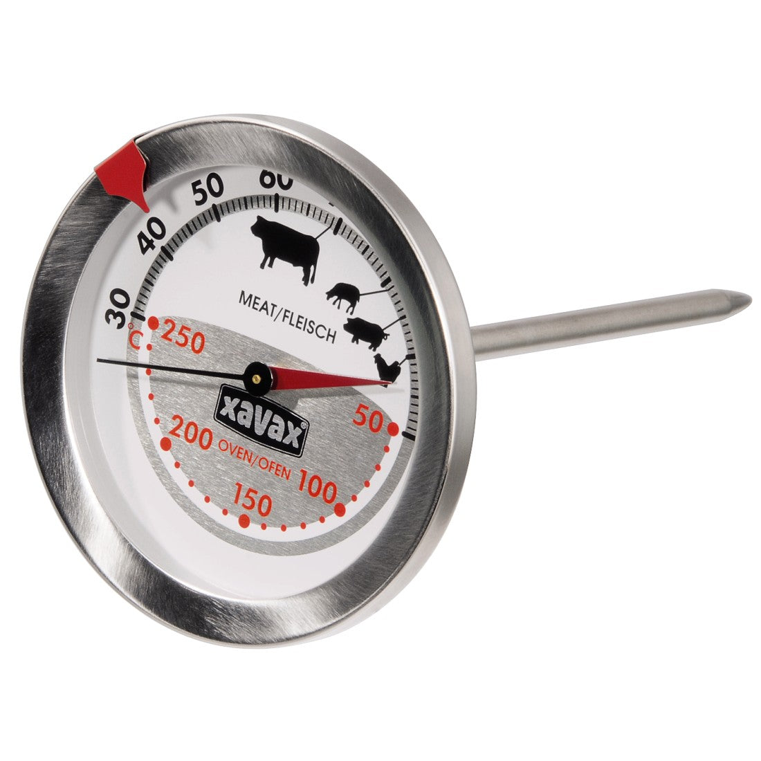 XAVAX 111018 Mechanical Meat and Oven Thermometer