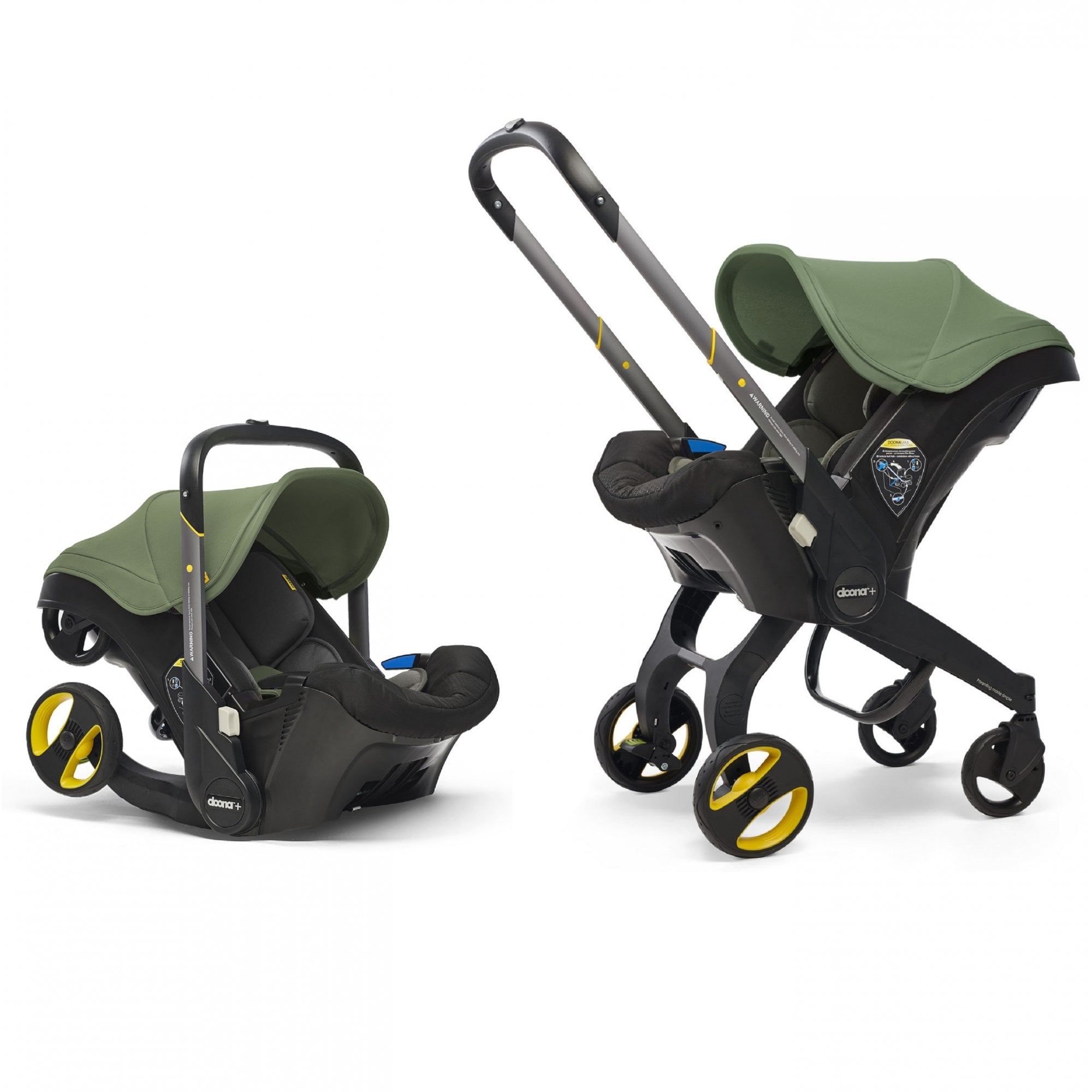 Doona+ Car Seat & Stroller - Desert Green