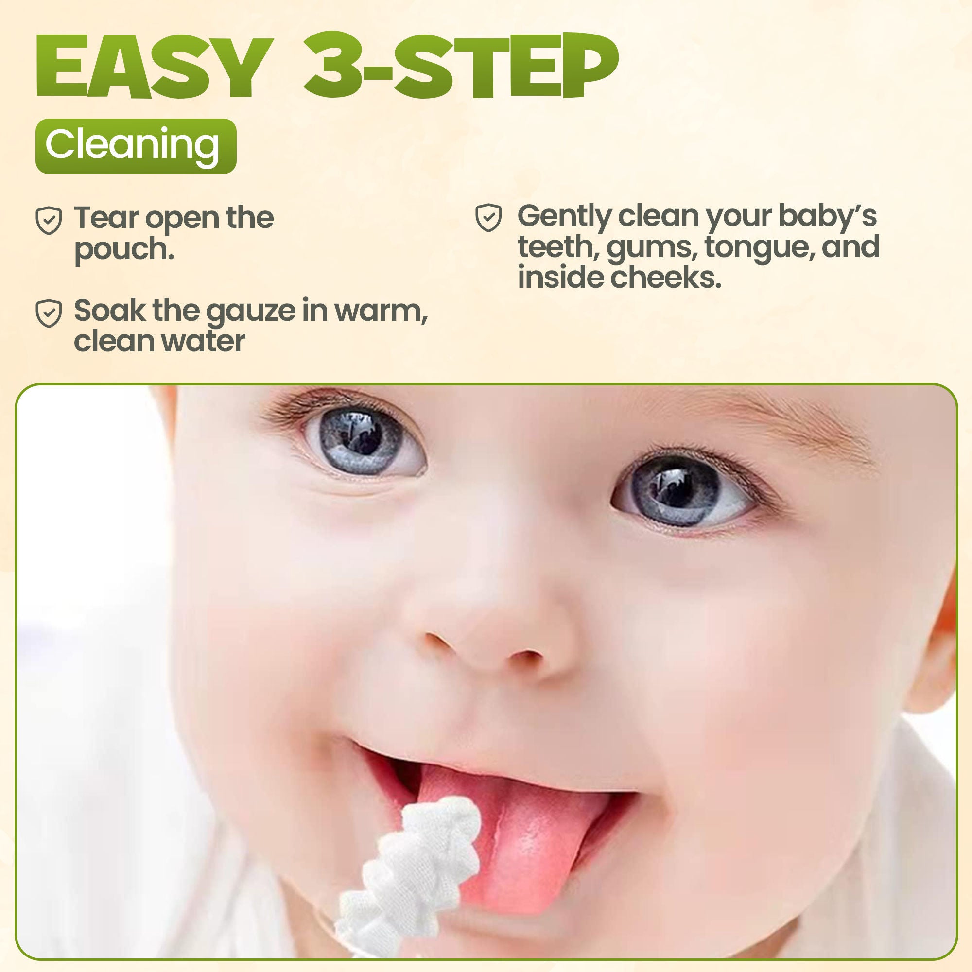 ENFANT Guaze Baby Teeth Cleaner