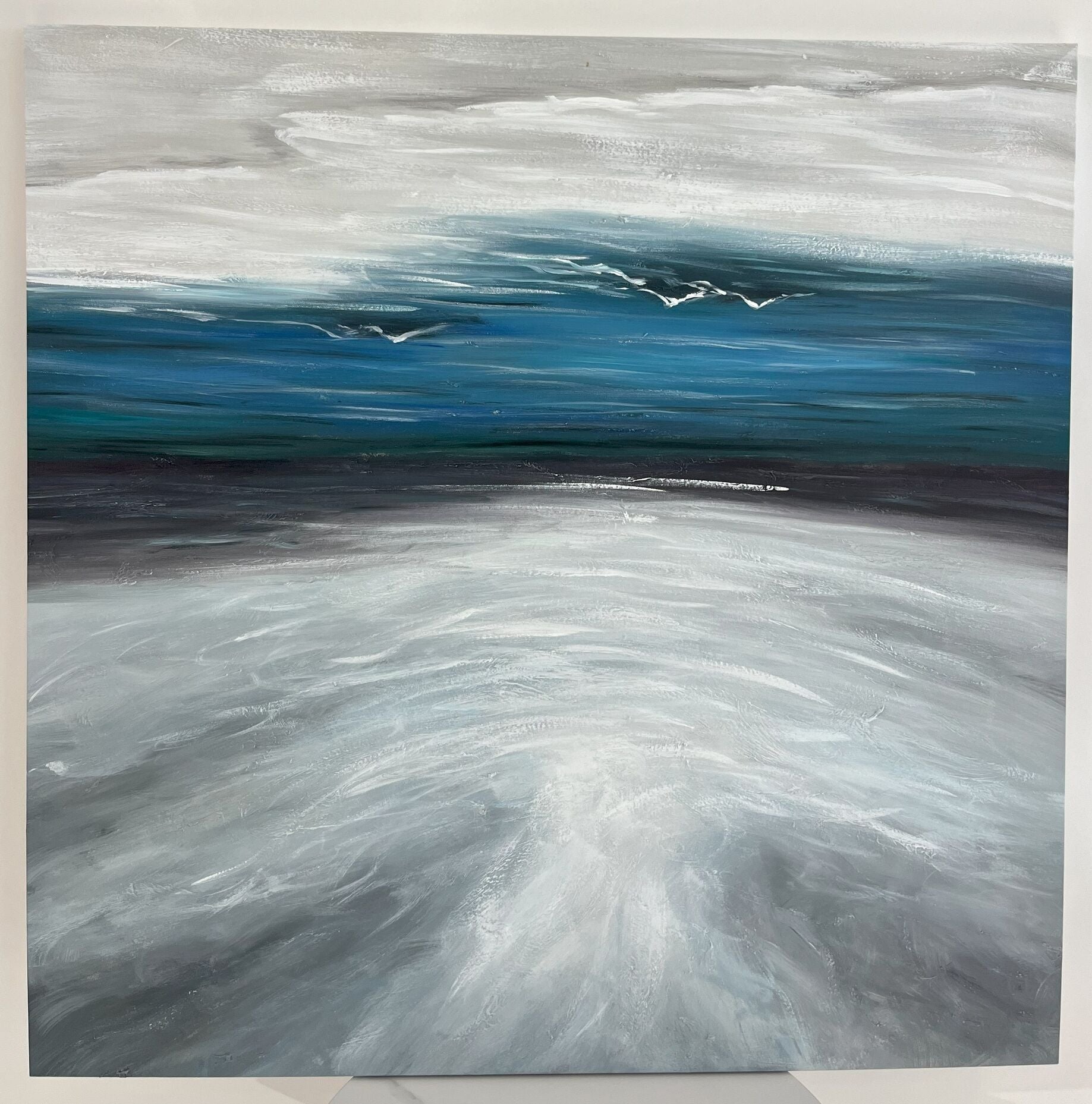 Blue and Grey Wall Art #MT-235021