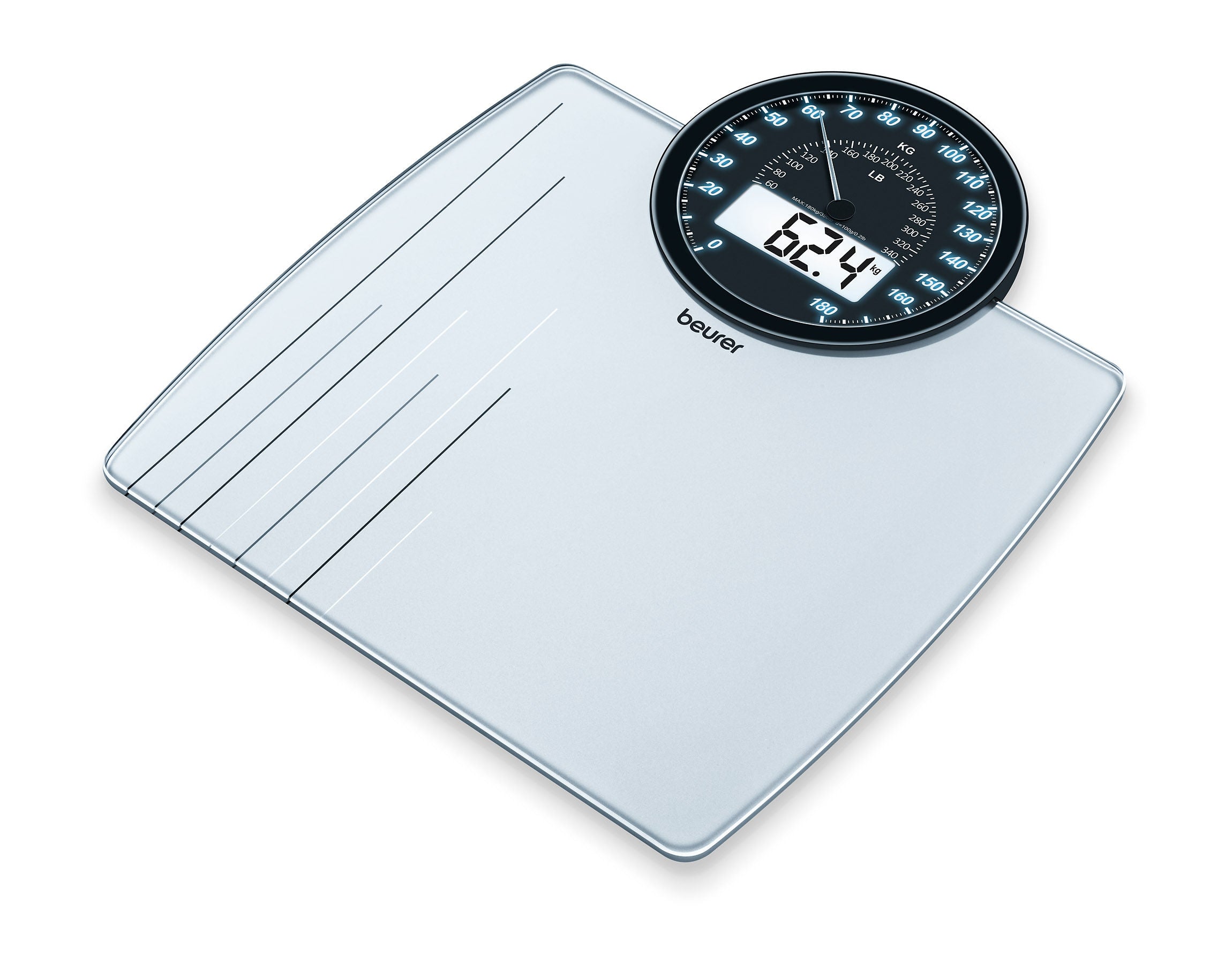 BEURER GS58 DUAL DISPLAY BATHROOM SCALE
