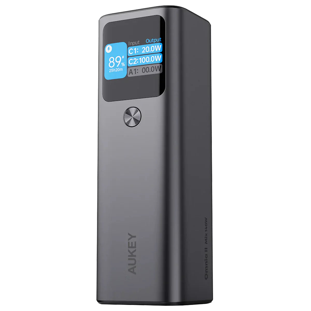 Aukey PB-Y45 27600mAh 140W Ultra-Fast Charging PD 3.1 Power Bank - Gray
