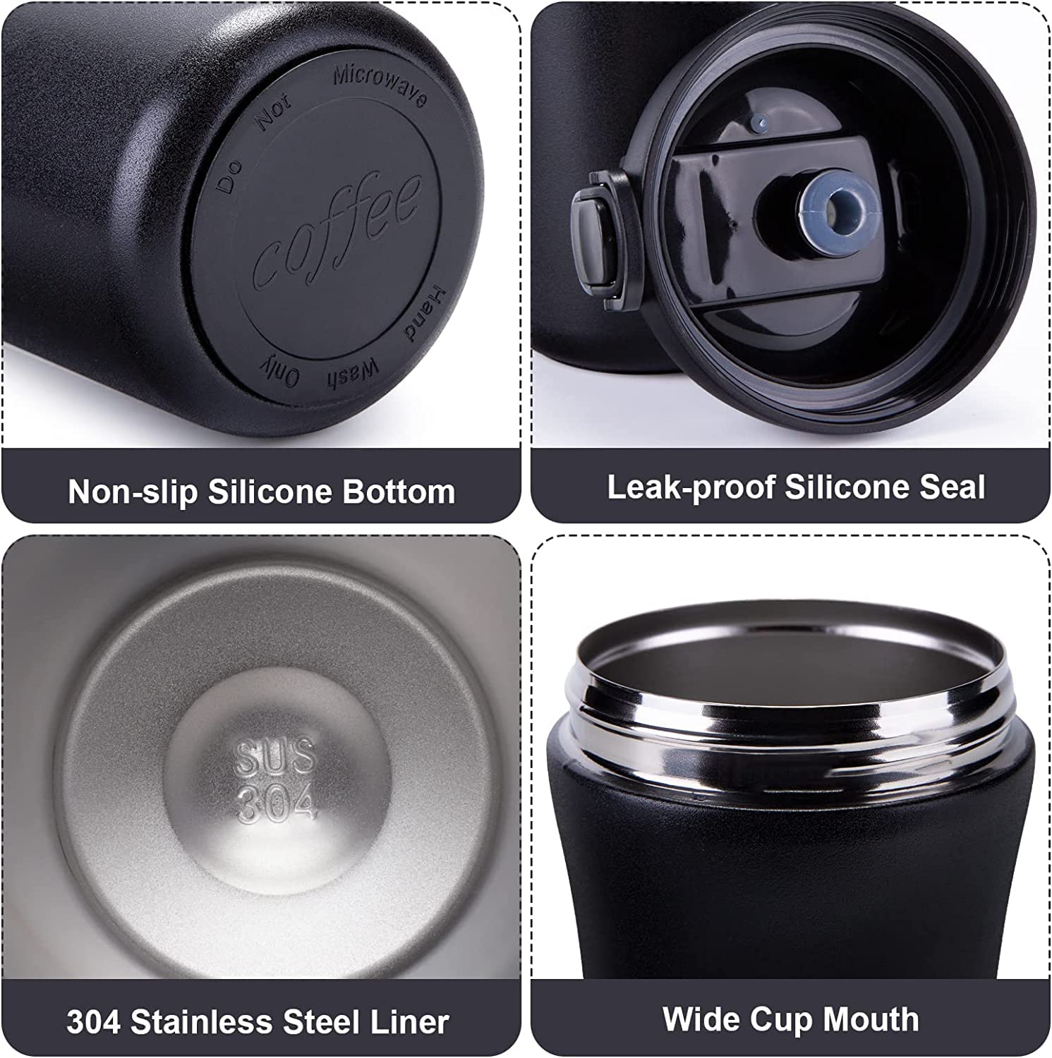 Blupebble CaffeCup Thermal Mug 400ml