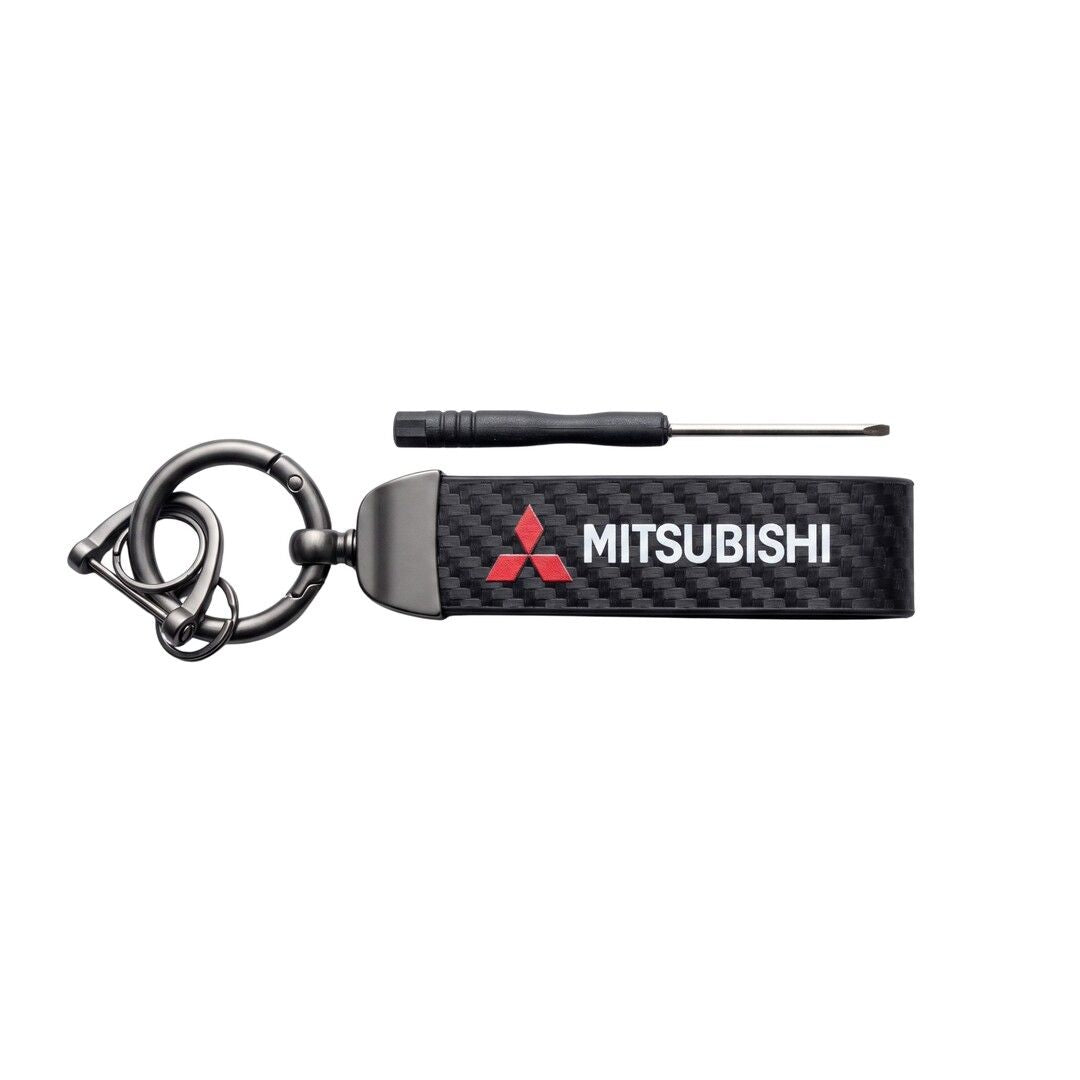 Premium Car Logo Leather Keychains