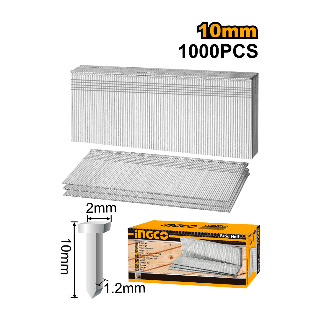 INGCO 3-In-1 Staple Gun Kit, Staple, U-Staples & Brad Nails