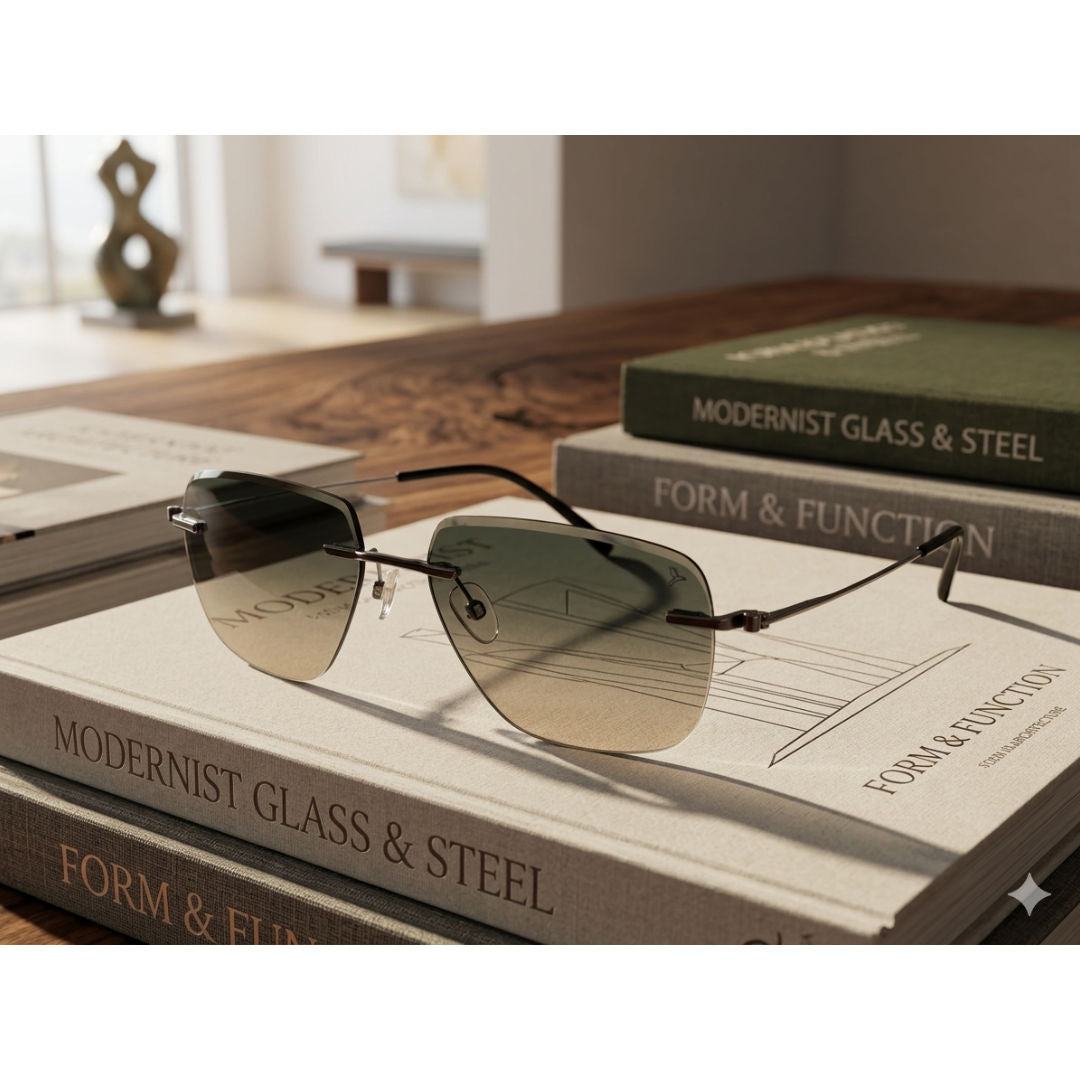 Lensbird Frameless Unisex Sunglass, 10801C6