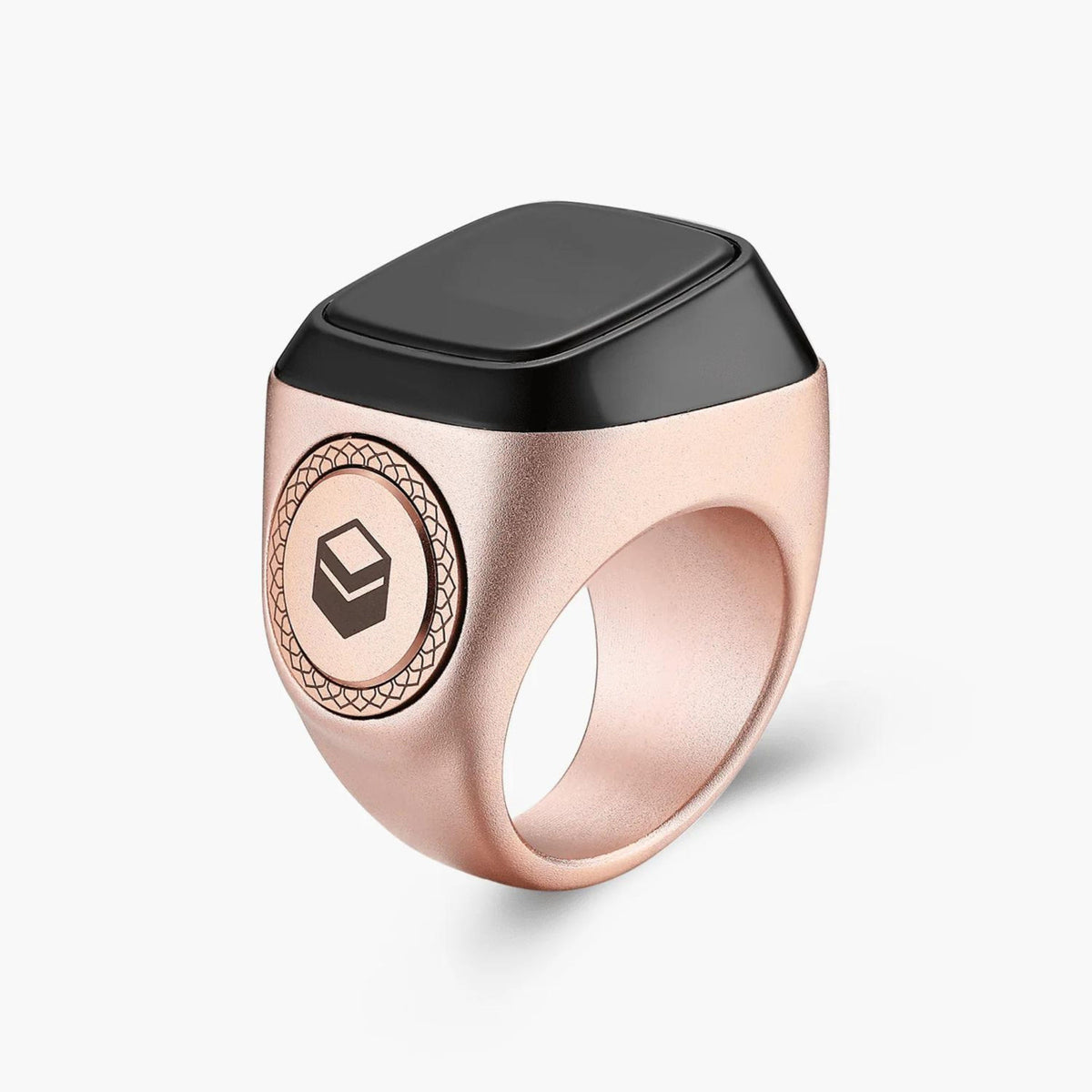 Smart Zikir Rose Gold Aluminum Islamic Ring