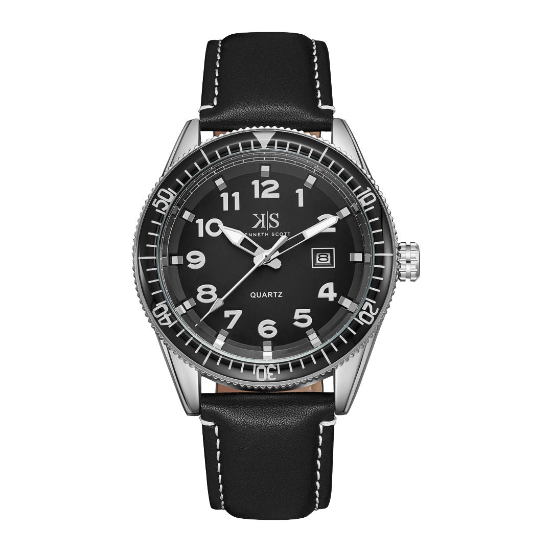 Kenneth Scott Men's Analog Watch Collection, K23028 Series