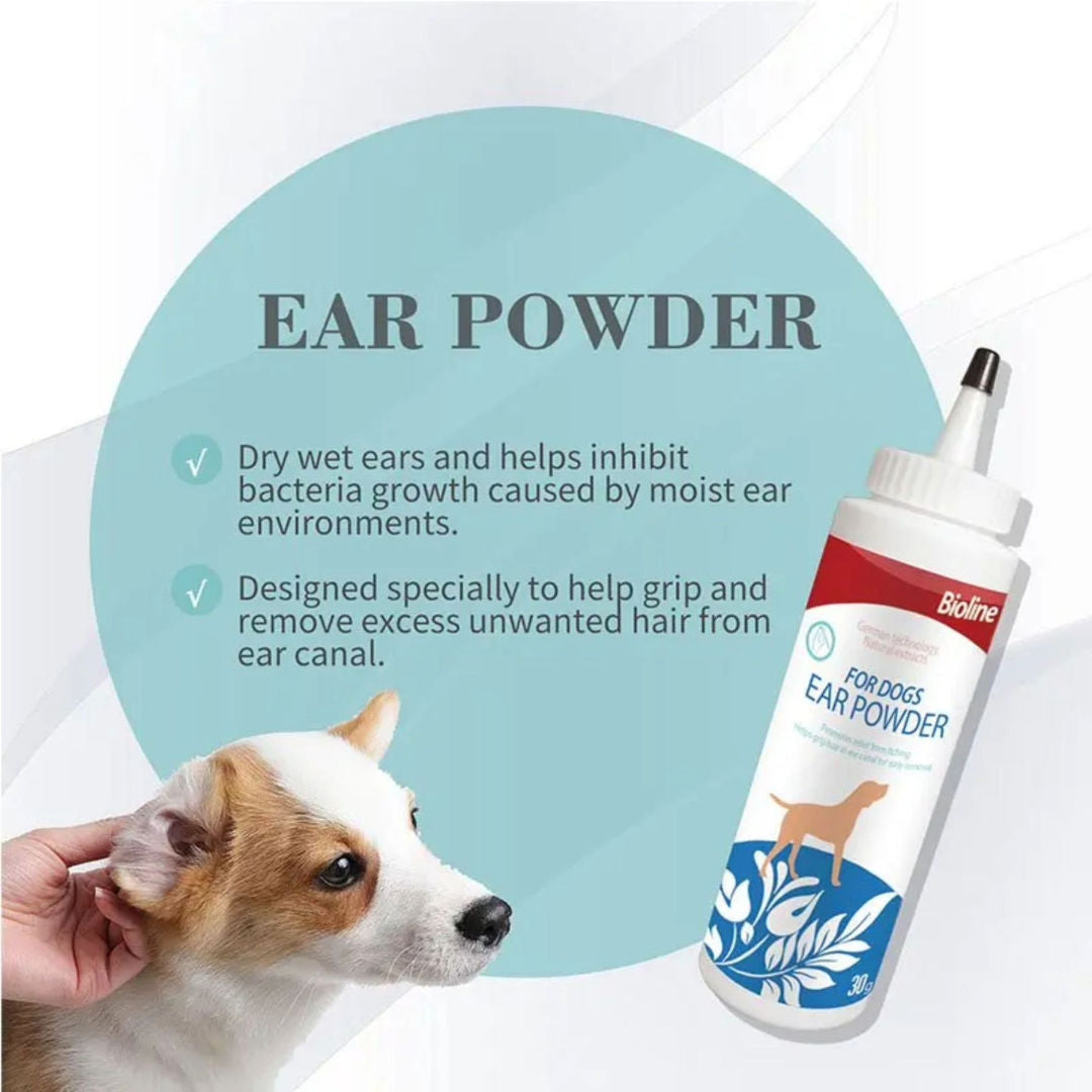Bioline Ear Powder For Dogs, Volume 30ml