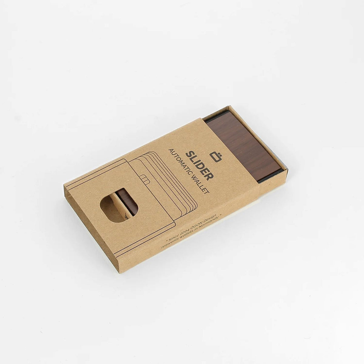 Ogon Automatic Slider Card Holder, Sequoia Effect