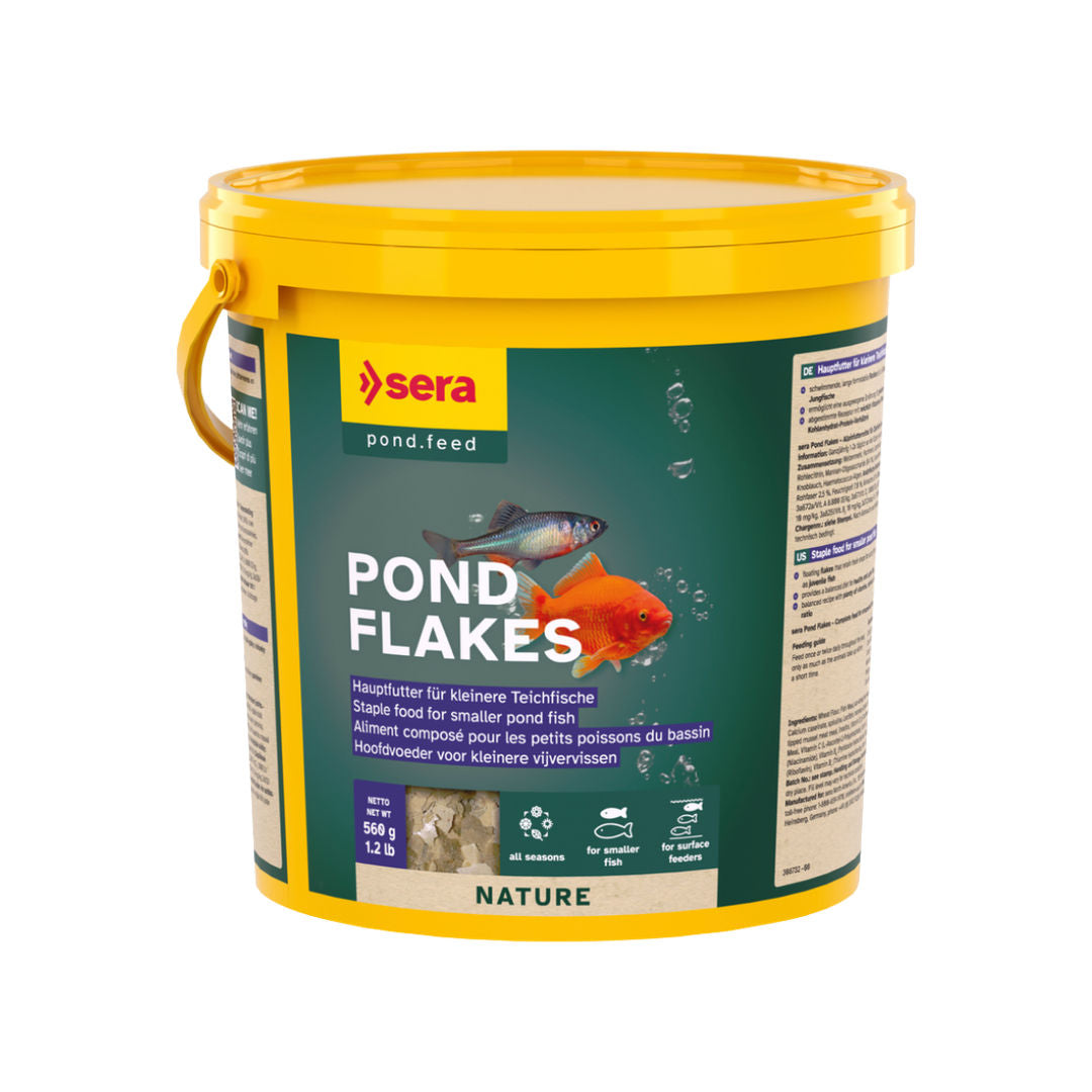 Sera Pond Flakes Nature Food for Smaller Pond Fish