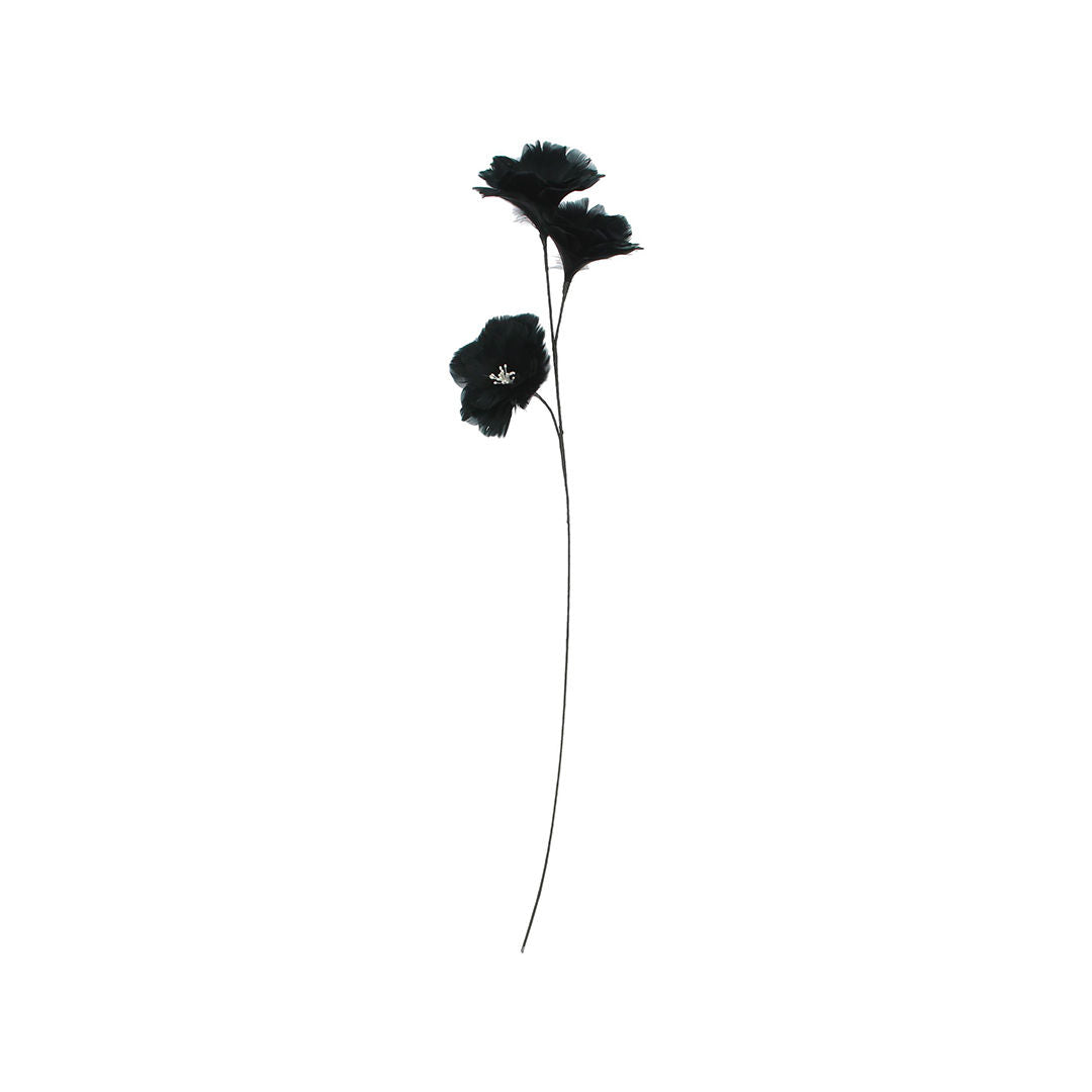 Spray Flowers Feather Decorative Artificial Floral Spray, 75cm