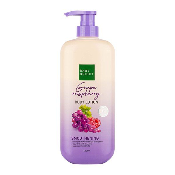 Grape Raspberry Body Lotion 450ml <br/> BABY BRIGHT (B)