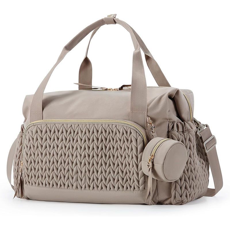 Diaper Bag Tote Large Capacity Travel Diaper Bags Hospital Bag with Pacifier Case