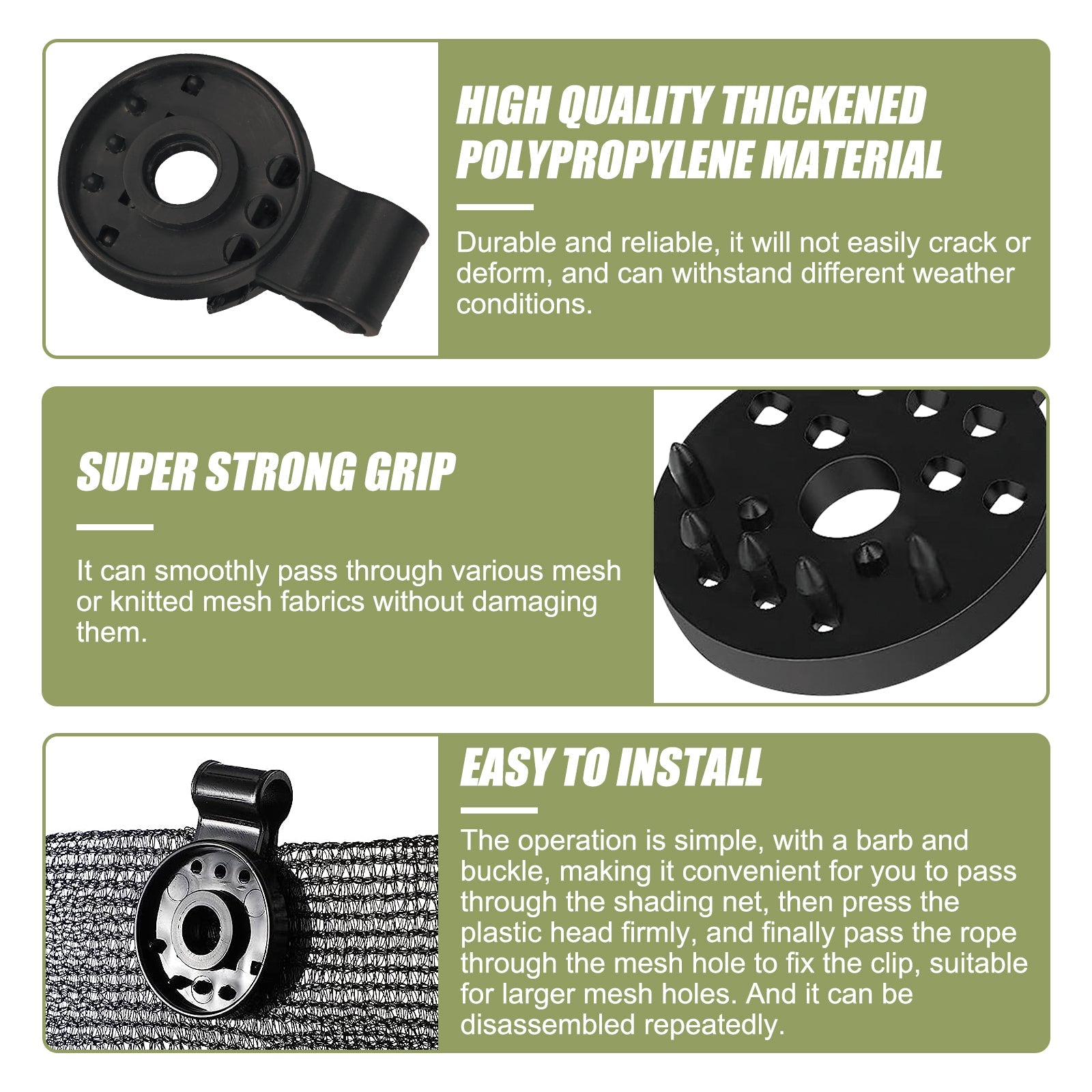 Blackout Cloth Clip Set, Heavy Duty Blocking Clamp, Sunshade Net Fixing, Reusable, Easy to Use ,1set