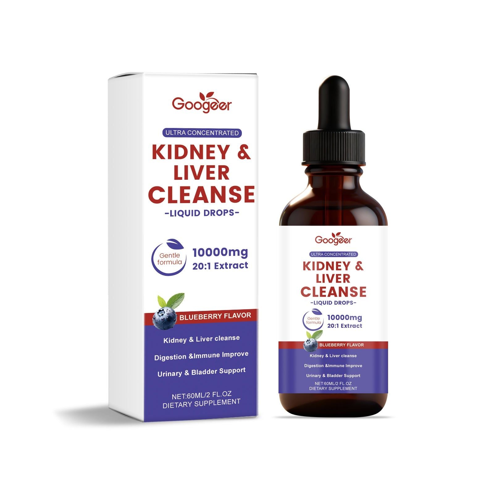 Body Care Liquid Drops, Cranberry & Mille-Feuille, Gentle, Convenient, Support Your Health ,60ml