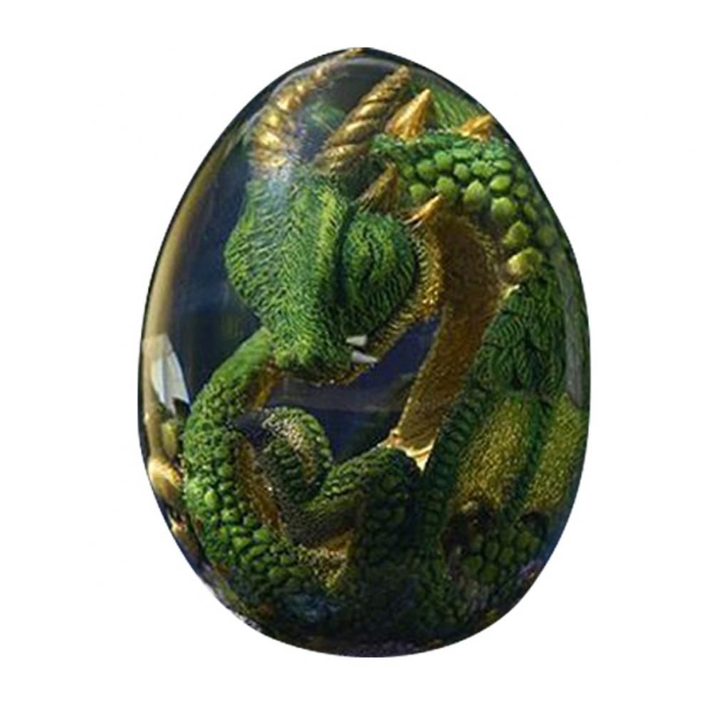 Lava Dragon Egg Dream Crystal Dinosaur Egg Souvenir Resin Sculpture Ornaments Home Decor